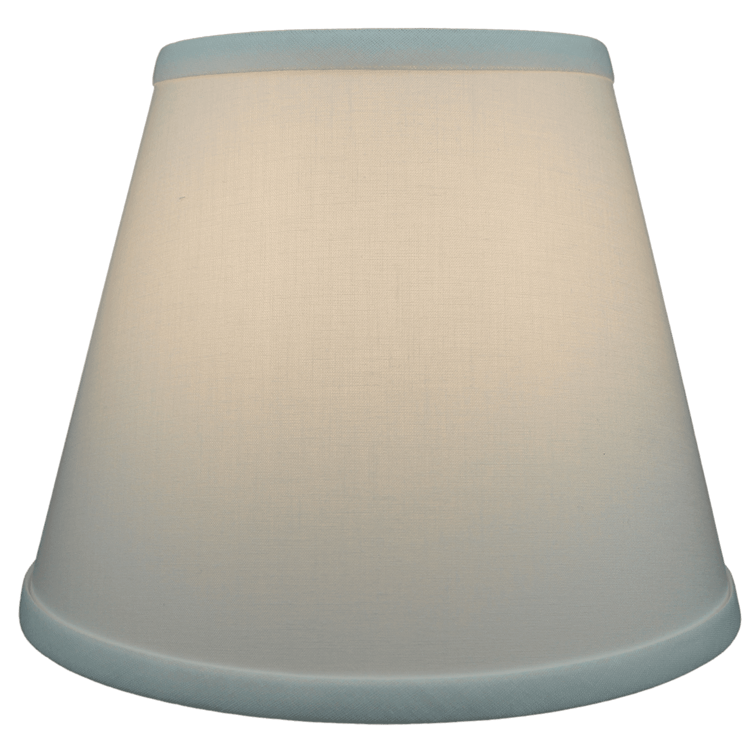 Fenchel Shades | 6" Top Diameter x 10" Bottom Diameter x 8 Slant, (Washer/Spider Attachment) Empire Lamp Shade - (Linen White)