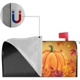 thumbnail image 4 of Fall Thanksgiving Mailbox Covers Magnetic 21" X 18" Autumn Pumpkins Leaves Mailbox Cover Standard Size Mailbox Wraps Post Letter Box Covers Garden Decorations Outdoor, 4 of 6