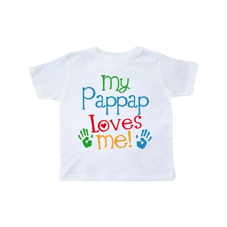 

Inktastic My Pappap Loves Me Gift Gift Toddler Boy or Toddler Girl T-Shirt