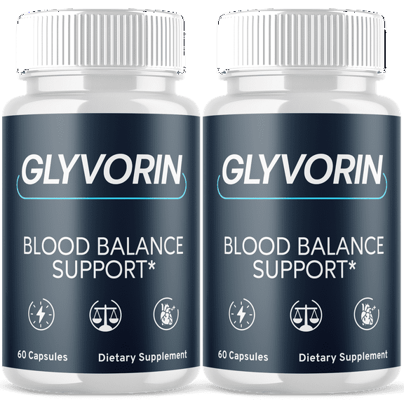Glyvorin Blood Support Pills Advanced Formula Vitamin Supplement 120 Capsules