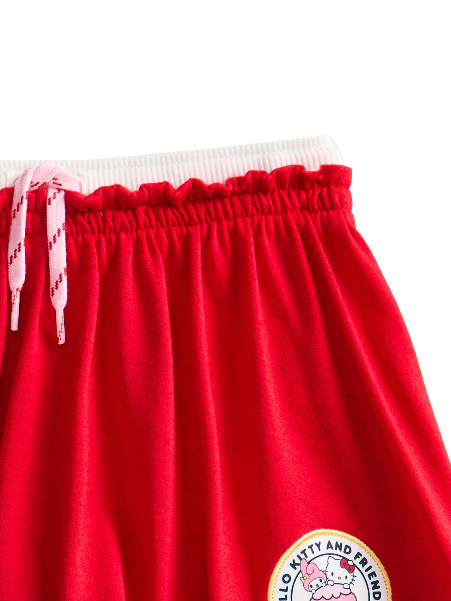 Wonder Nation x Hello Kitty Toddler Girls Double Waistband Skort, Sizes 12M-5T