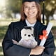 thumbnail image 5 of BRIGHTFUFU Doctor Bear Graduación de animales de peluche Bear Muñeca Soft Bear Doll para la temporada de graduación Presente 2025 Favores de fiesta de graduación y accesorios fotográficos Rosa blanco, 5 of 7