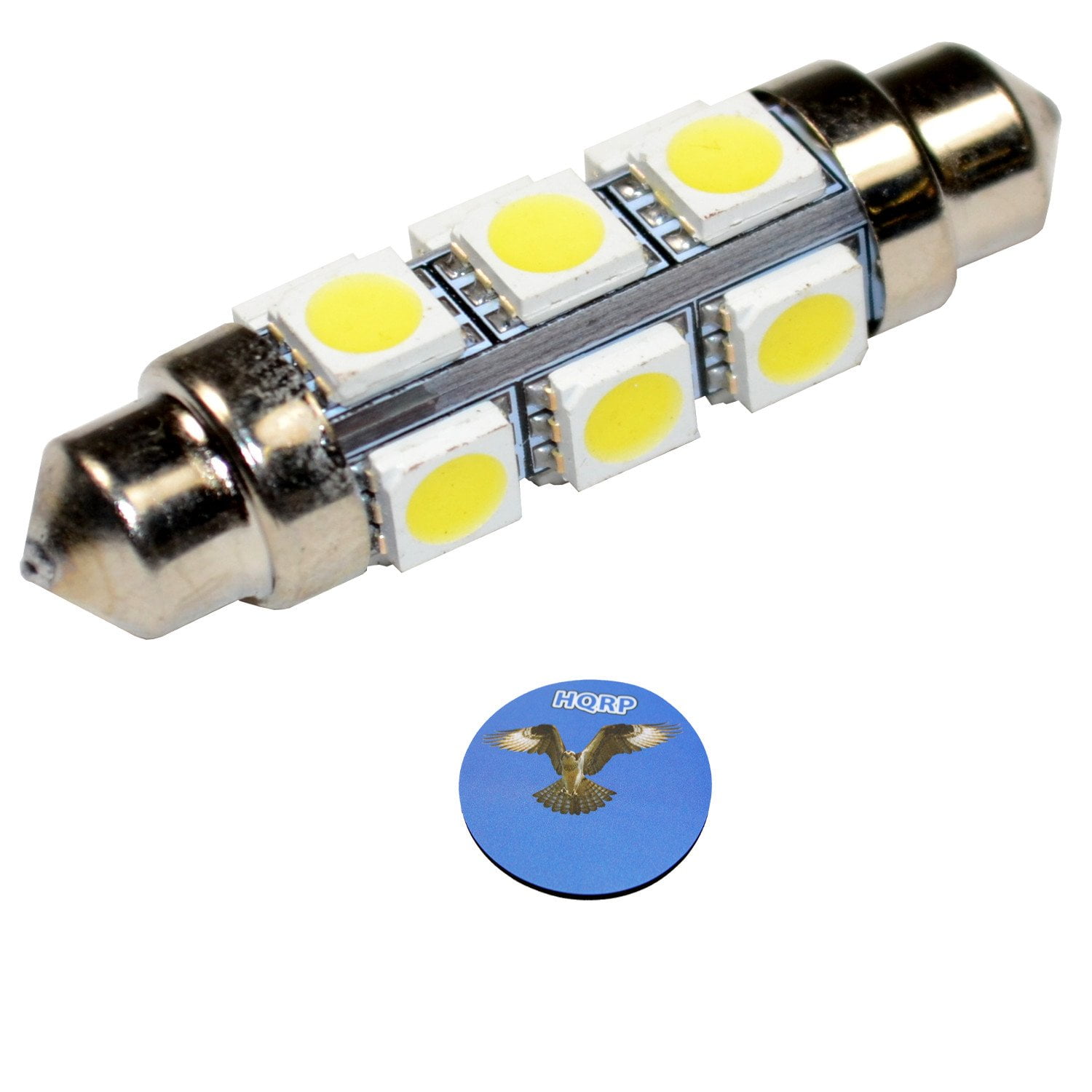 42mm 6-SMD White LED Festoon Light Bulb for Dome Map DE4410 212-2 569 6429 6413