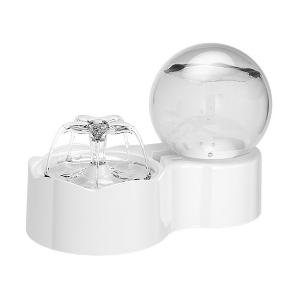 Gato Fuente de agua Perros transparentes .3L Auto Power Off Versión estándar Yuyangstore Cuenco de bebida para gatos