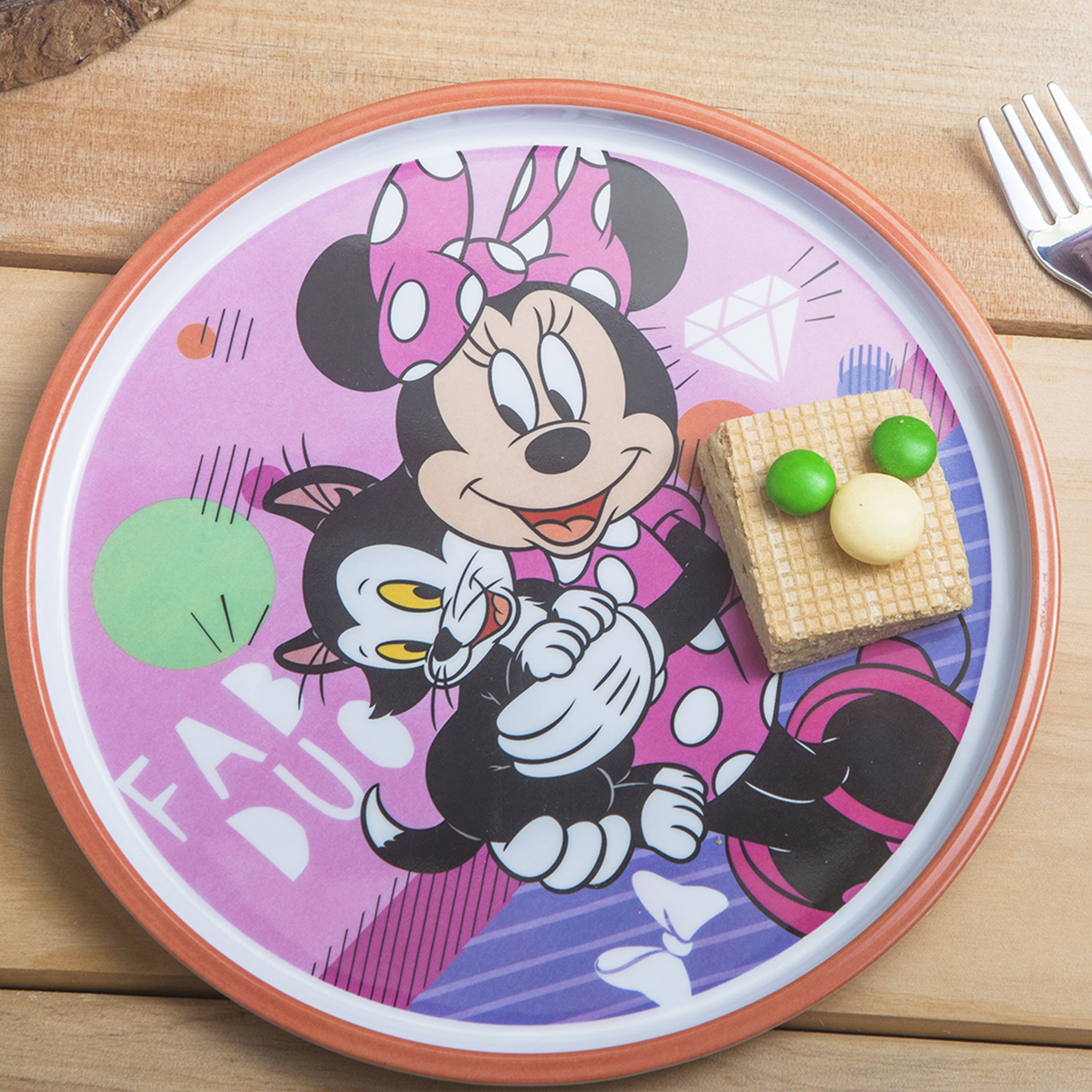  5 Piece Dinnerware Sets featuring Mickey and Minnie