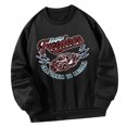 thumbnail image 1 of Sudadera para Mujer Cuello Redondo Sudadera Cuello Redondo Tops Sueltos de Moda Jersey Tops para Uso Diario Vacaciones en La Calle Damas , S S, 1 of 10