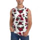 thumbnail image 1 of Balery Rose Flowers Camisetas sin mangas para hombre, absorbe la humedad y protege contra el mal olor.-Medium, 1 of 7