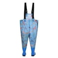 thumbnail image 6 of Baby Rompers Girl 18-24 Months Kids Cartoon Camo Chest Waders Youth Fishing Waders Toddler Water Proof Fishing Waders With Boots Jumpsuits, 6 of 7