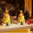 thumbnail image 4 of Honmine Christmas Tree Tabletop Figurines Decorations Colorful Pipe Cleaners Crafts Christmas Holiday Decor 11 Inch Xmas Tree Statue Table Centerpieces Mantle Shelf Home Decor, 4 of 6