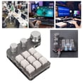 thumbnail image 4 of One Handed Mechanical Keyboard, RGB Backlit Portable Mini Custom Keypad, 9 Keys 3 Knobs Programming Macro Keypad, Hotkeys, One Click Start, 4 of 8