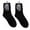 Black, variant on Cute Cat Dog Socks with Balls Funny Animal Socks for Women Novelty 3D Cotton Crew Sock with Plush Pompoms
