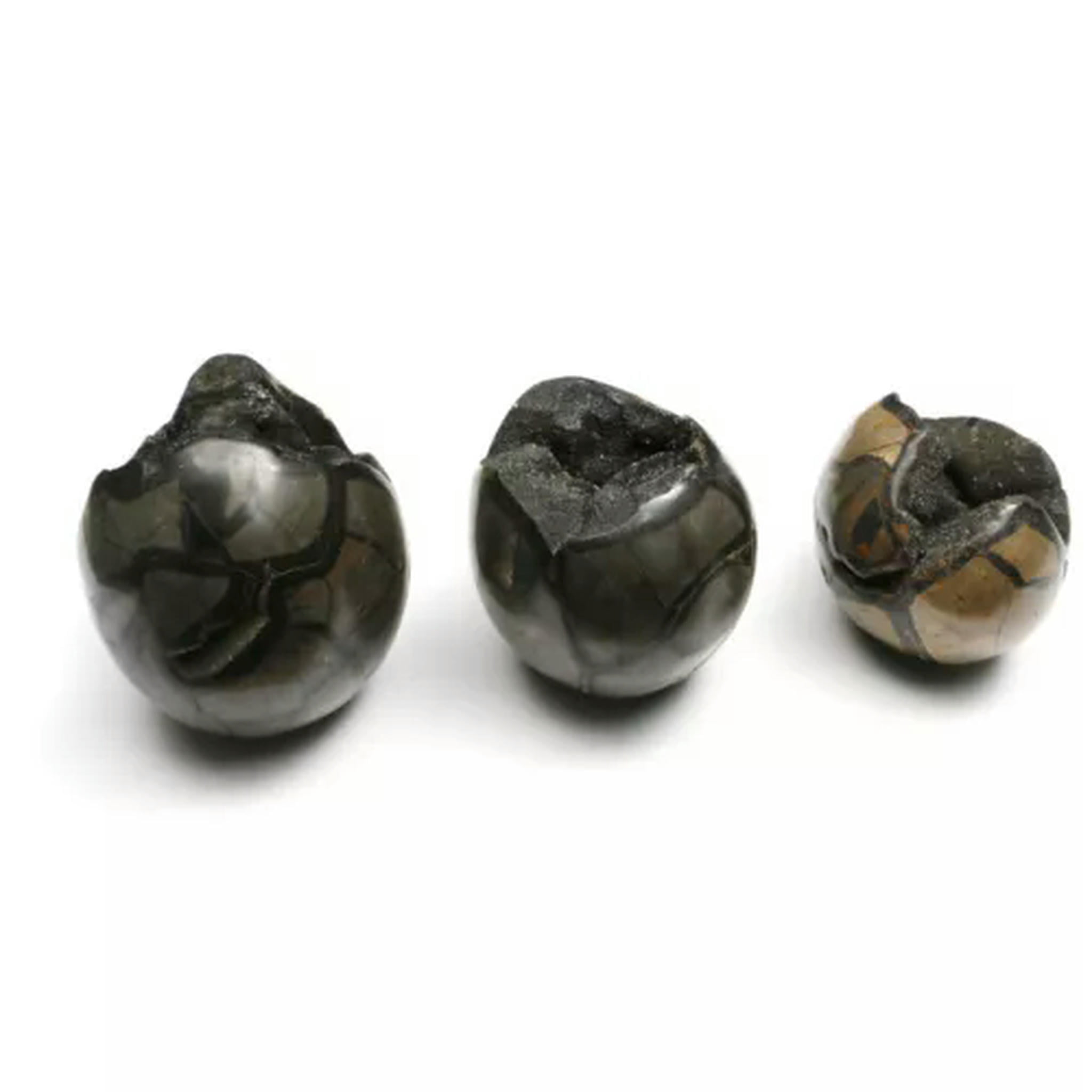 EOEMY Natural Dragon Septarian Geode Quartz Egg Cluster Crystal Healing Reiki Random-1-2Kg-1Pc