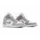 thumbnail image 3 of Ni - ke Ni - ke Air Jordan 1 Mid Linen College Grey Light Bone Shoes 554724-082 Mens 13, 3 of 5
