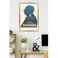 thumbnail image 2 of Alfred Hitchcock - Rear Window (1954) Silhouette Wall Poster, 22.375" x 34" Framed, 2 of 5