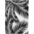 thumbnail image 2 of Tropical Palm Leaves Rectangle Tablecloth, Dust Proof Anti Wrinkle Wipeable Table Cloth Tabletop for of Dinner Kitchen Wedding Holiday Party 60"x90" Home Decor, 2 of 7