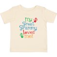 thumbnail image 3 of Inktastic My Great Grammy Loves Me Grandchild Boys or Girls Baby T-Shirt, 3 of 5
