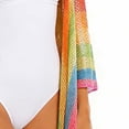 thumbnail image 4 of successthop Swim Cover Ups for Women Sun Protect Tassel Open Front Bathing Suit Stripe Swimwear Beach Swimsuit Free Size, 4 of 5