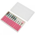 thumbnail image 4 of Accesorio para pulidor de uñas, 10 piezas, cabezal de pulido de uñas, cabezal de lijado de uñas, construcción robusta, 4 of 8