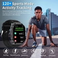 thumbnail image 5 of New Fashion Smartwatch with 2.1-inch HD Full-Screen Display, Wireless 5.3, Social Sharing, Music Playback, Al Voice Command Support, SMS Alerts, 5 of 8