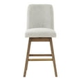 thumbnail image 4 of Finley 30" Swivel Barstool 2-Pack in Parchment Beige Fabric, 4 of 9