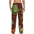 thumbnail image 3 of Disketp Frogs And Mushrooms Men'S Pajama Pants - Ultra Soft Fleece Sleep And Lounge Pants (Size: S-Xxl), 3 of 9