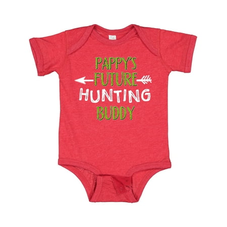 

Inktastic Pappys Future Hunting Buddy Gift Baby Boy or Baby Girl Bodysuit