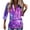 C-Purple201, variant on DHFJKG Long Sleeve Shirts For Women Printed Long Sleeve Button Up Turndown Collar Shirt Jackets Festival Carnival Stylish Blouses