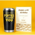 thumbnail image 4 of 40th Birthday Gifts for Men,Gifts for Women Turning 40-1981 Birthday Gifts for Men,40th Birthday Decorations for Men- 40 Year Old Gifts for Men, Him, Her, Husband, Wife, Dad, Mom - 20 Oz Tumbler, 4 of 6