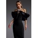 thumbnail image 3 of Vestido Bellabarnetten Sloan Halter Diamond Vendage Maxi, 3 of 7