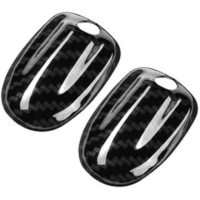 Cubierta de boquilla de limpiaparabrisas de coche para BMW Mini Cooper S F56 F57 F60 Fibra de carbono