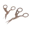 thumbnail image 1 of Retro  Black Stainless Steel Carving Crane Shape Sewing Scissors With Two Sizes For Sewing Or Daily Use, 1 of 8
