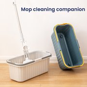Koiauber Mop Bucket Rectangular Design Thickened PP Material Easy to Move Handle Storage Bucket