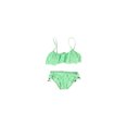 thumbnail image 1 of Reef Womens Mesh Side Tie 2 Piece Bandeau, Green, X-Small, 1 of 1