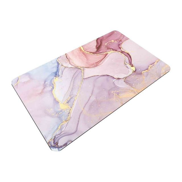 Birdeem Bathroom Floor Mat, Home Room Toilet Door Mat, Water Absorbing Pad, Quick Drying, and Washable Foot Mat