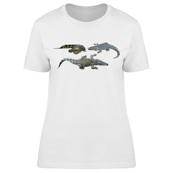 Collection Of Crocodiles  T-Shirt Women -Image by Shutterstock, Female XX-Large