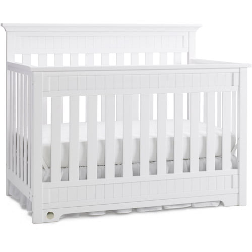 1 Convertible Crib White 