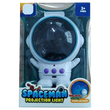 

Bcfsvew Music Boxes Hot Sale Astronaut Projector Moon Child Night Projector Bedroom Projector Nightlight Projector Astronaut Light Projector Night Light Star Light Abs White