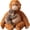 33cm monkey toy, variant on Cuddly Punch Monkey Plush - Soft Monkey Stuffed Animal Toy, Eco-Friendly Washable Monkey Punch Plushie, Symbol of Friendship & Protection Holding Monkey Teddy, Unique Gift for Boys Girls (25CM)