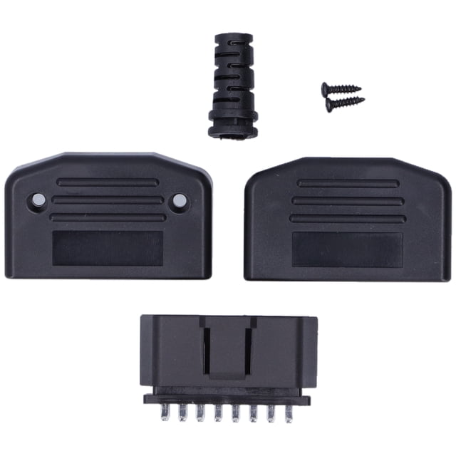 Auto OBD2 conector macho de 16 pines adaptador de herramienta de diagnóstico Universal para la mayoría de los coches 24V