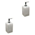 thumbnail image 1 of kurtrusly Practical Pump Bottle Shampoo Dispenser for Home Kitchen White 500ml 2Set, 1 of 6