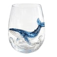 thumbnail image 6 of Artisanal Blue Ringed Octopus Glassware, 3D Octopuses Stemless Wine Glasses, Handcrafted Marine Animal Bar Glass, Coastal Home Decor Gift for Ocean Lovers _ A, 6 of 7