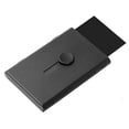 thumbnail image 1 of Titular de la tarjeta de visita Estuche para tarjetas de visita con unidad de pulgar Estuche pa CACAGOO Caso de la tarjeta de negocio, 1 of 7