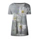 thumbnail image 4 of Puntoco moda mujer casual cuello redondo blusa estampada manga corta camiseta verano tops Puntoco Puntoco-7360, 4 of 5