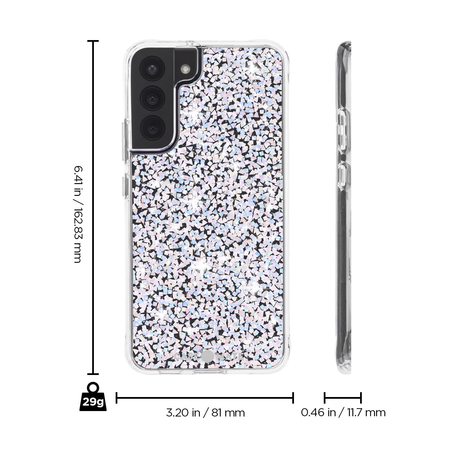 Case-Mate Samsung Galaxy S22 Plus Twinkle Case - Diamond