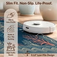 thumbnail image 6 of Design&I 5'x7' Washable Area Rug Snag-Free, Skid-Resistant Turtle Nautical Boho Coral Motif Minimalist Lobster Ocean Themed Refined for Dining Room, Under Table, Home Office, 6 of 7