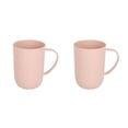 thumbnail image 4 of Billuyoard Taza de de trigo con mango enjuague bucal tazas de cepillo de bebida café taza de plástico soporte de Hotel dormitorio baño rosa Rosa 2Conjunto, 4 of 6