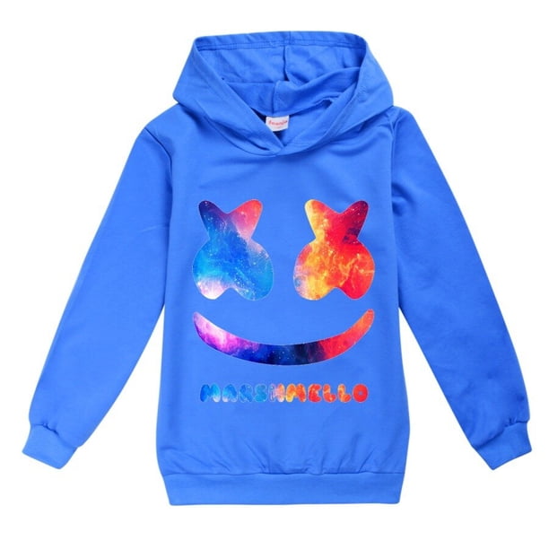 DJ Marshmellow - conjunto de disfraces para niños, sudor a capuche, vigilancia para niños y adolescentes, tenue décontractée, saison printemps automne zhangyuxiang LED