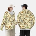 thumbnail image 5 of Picia Cartoon Dinosaurs Women's Men's UPF 50+ Sun Protection Hoodie Shirt Long Sleeve SPF Fishing Outdoor UV Hiking Lightweight Shirts-X-Large, 5 of 9