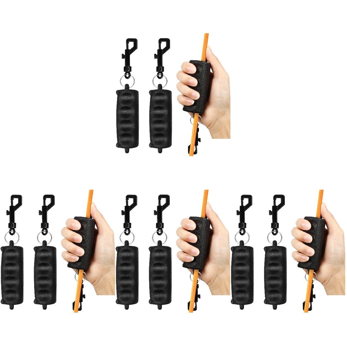 8 pcs Rubber Arrow Pullers Archery Practice Arrow Remover Portable Hand