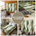 thumbnail image 6 of Sage Green Stripes Tapestry for Bedroom Wall Hanging Tapestry, Retro Farmhouse Abstract Ripple Ceiling Backdrop Tapestries Poster Blanket Wall Decor for Teens Room Living Room Dorm 59" x 79", 6 of 8
